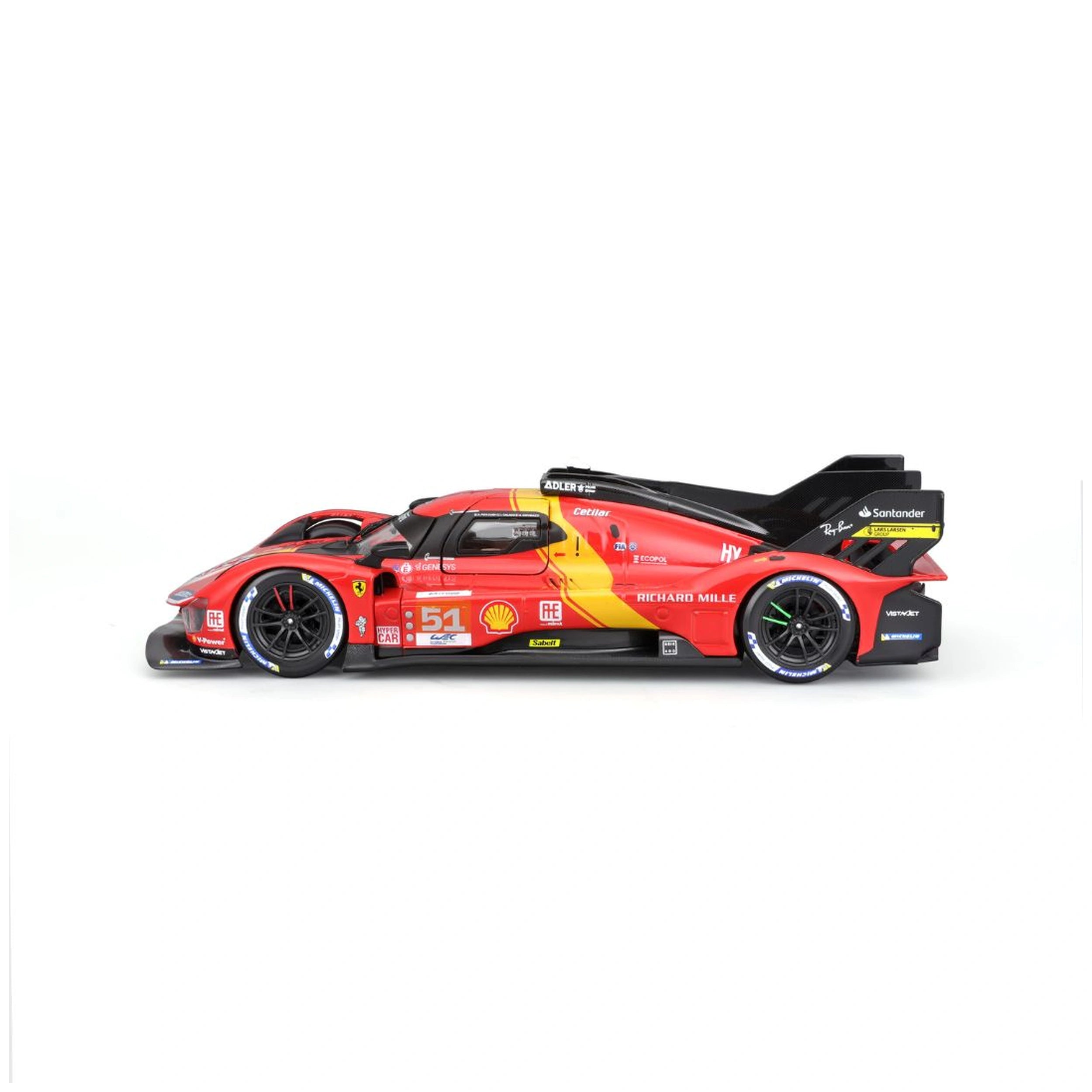 BBurago - Ferrari Racing Ferrari Le Mans Hypercar 499P 1:24 Die Cast Play Vehicles