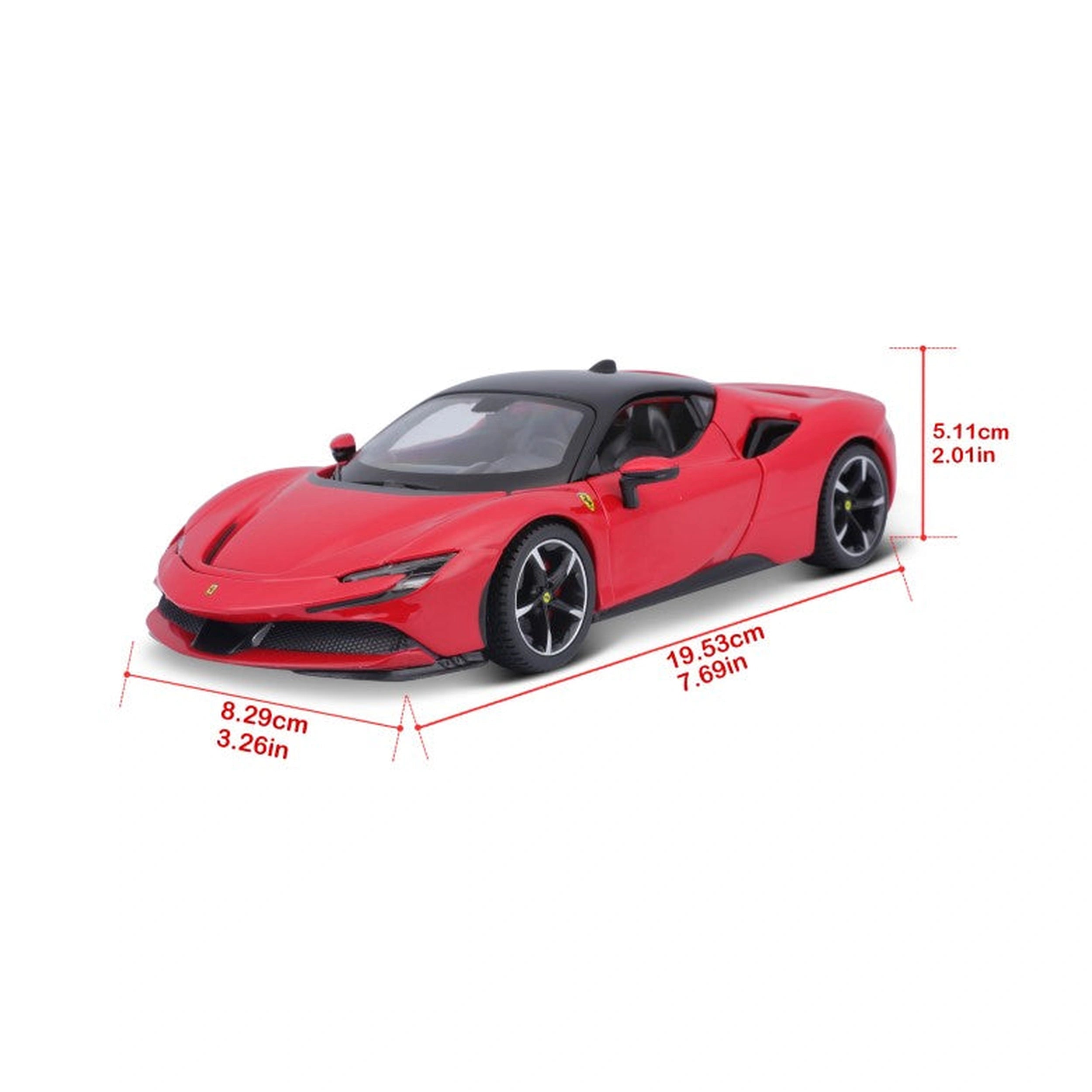 BBurago - Ferrari SF90 Stradale 1:24 Die Cast Play Vehicles