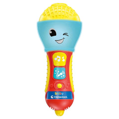 Baby Clementoni - Micrófono para Bebés Juguetes de Actividad para Bebés - Edición Italiana