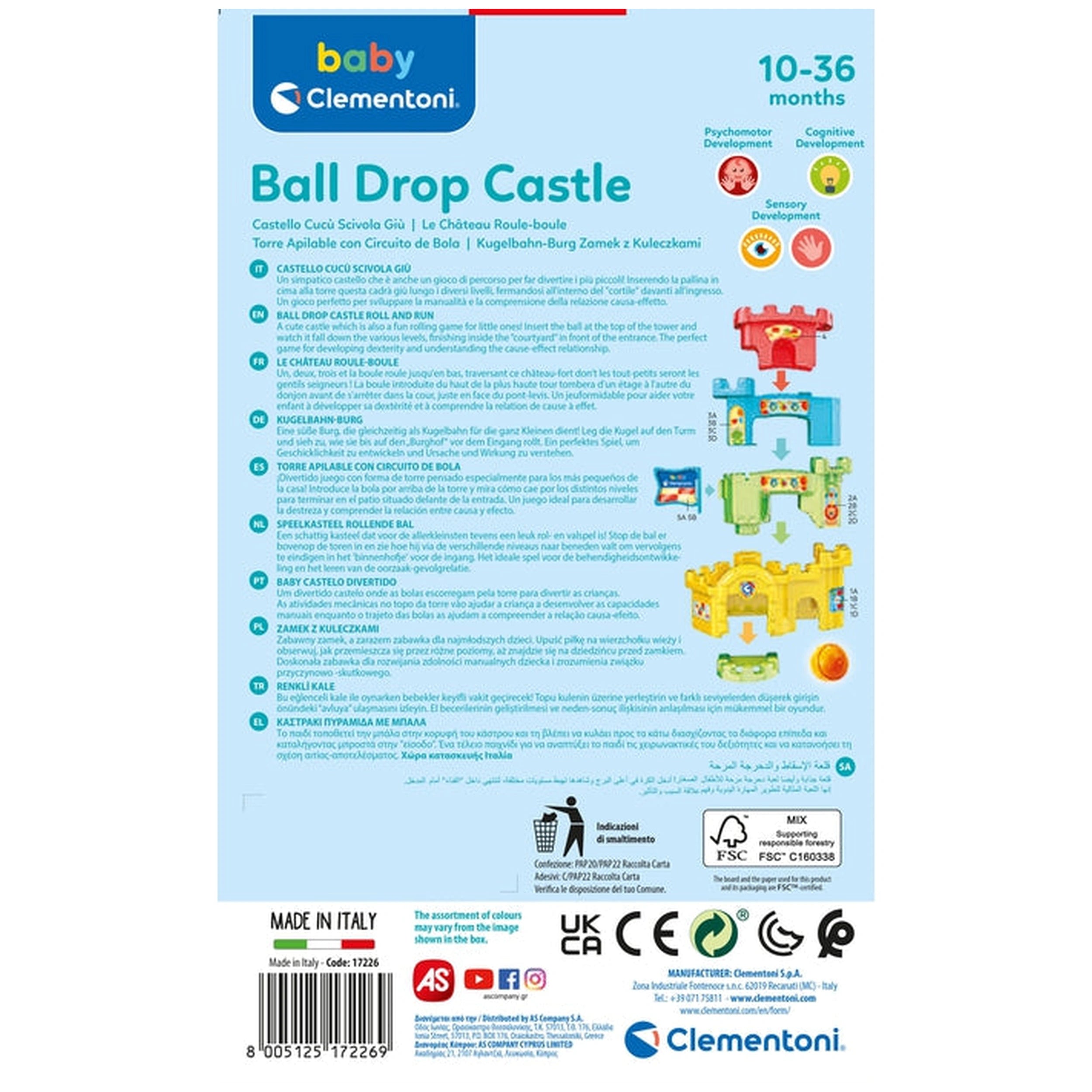 Baby Clementoni - Ball Drop Castle