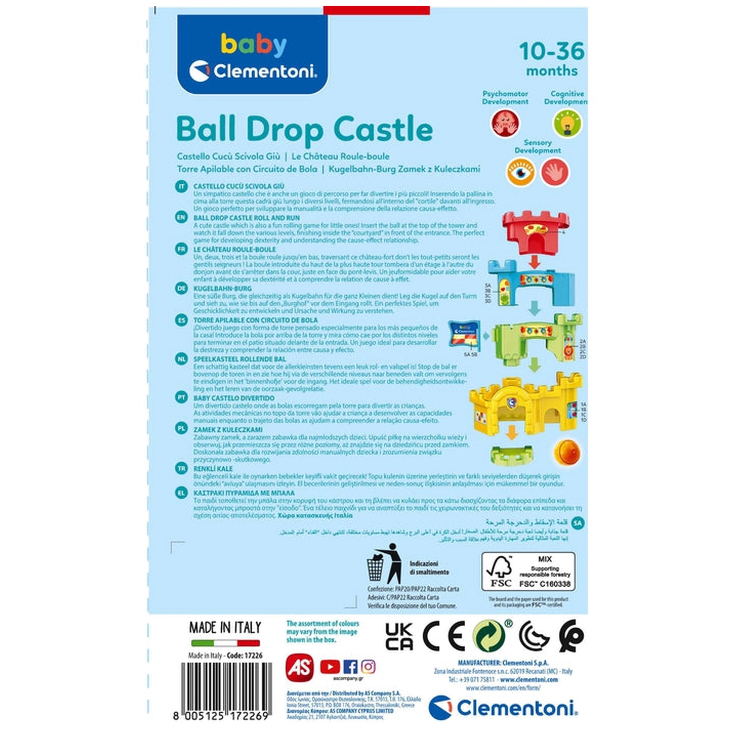 Baby Clementoni - Ball Drop Castle