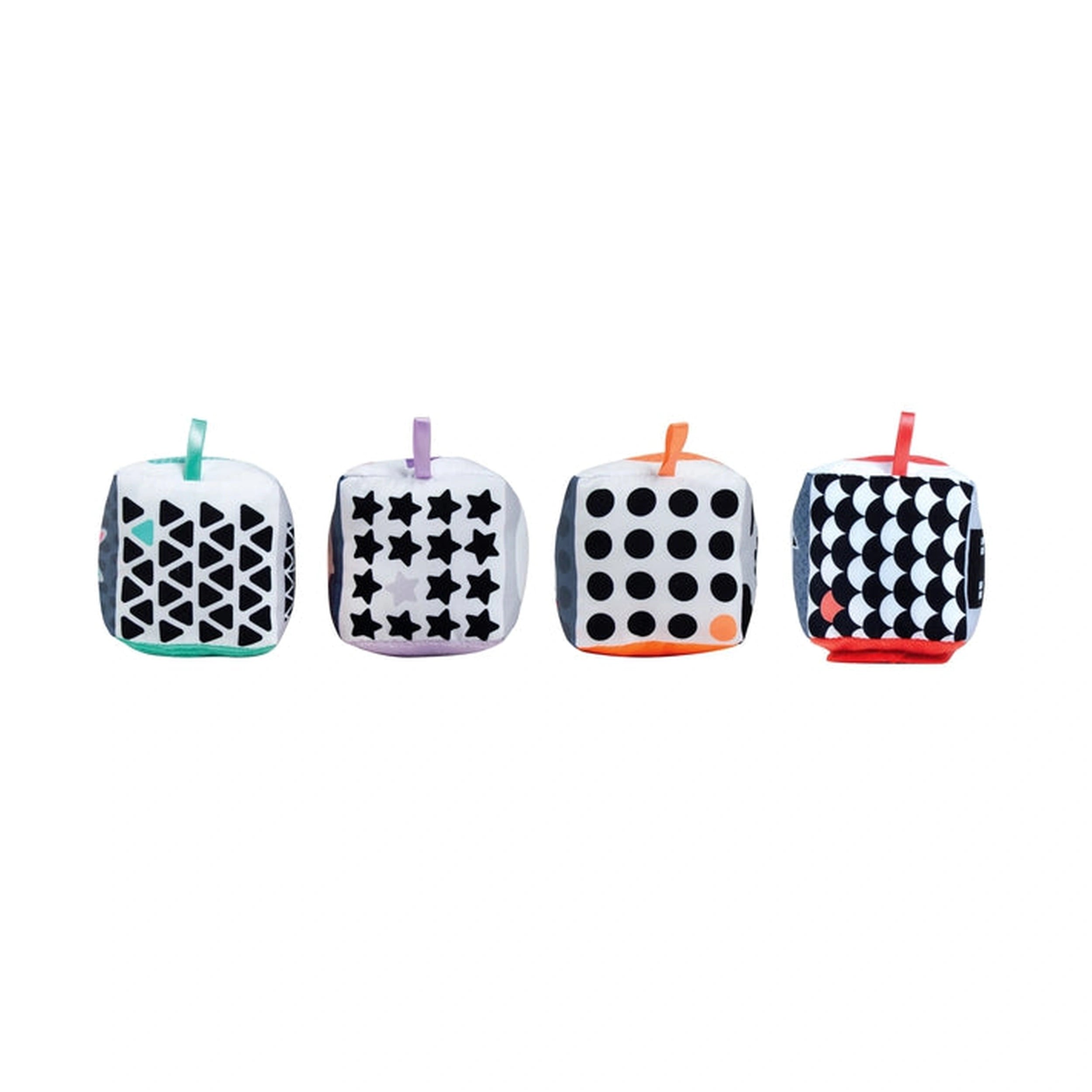 Baby Clementoni - Black & White Soft Activity Blocks Baby Activity Toys