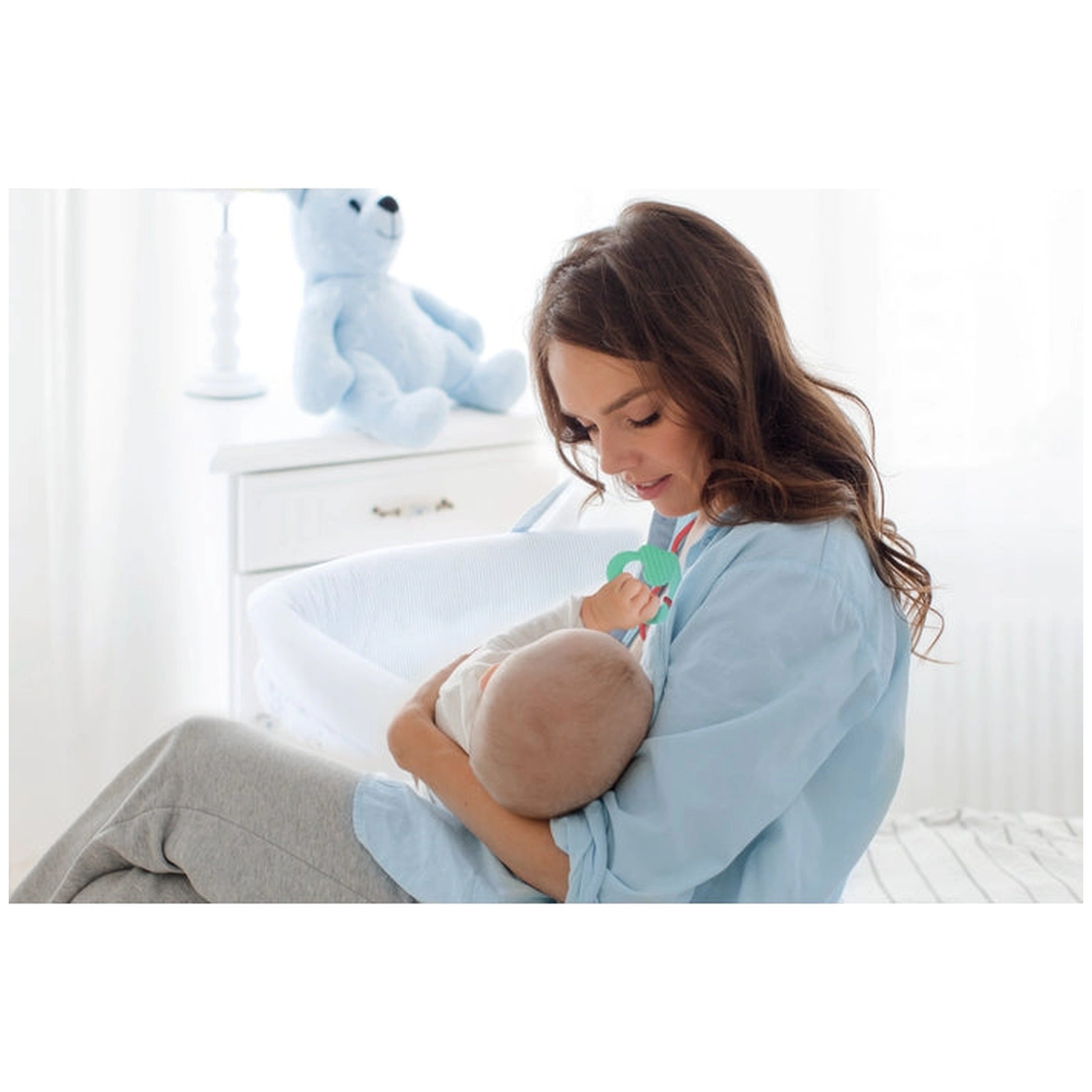 Baby Clementoni - Doudou Conejito Dulce Manta de Peluche