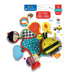 Baby Clementoni - Juguetes de Actividad para Bebés Móvil de Viaje Fácil