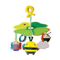Baby Clementoni - Juguetes de Actividad para Bebés Móvil de Viaje Fácil
