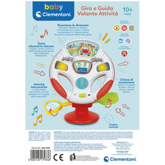 Baby Clementoni - Gira E Guida Volante Attività Baby Activity Toys - Italian Edition