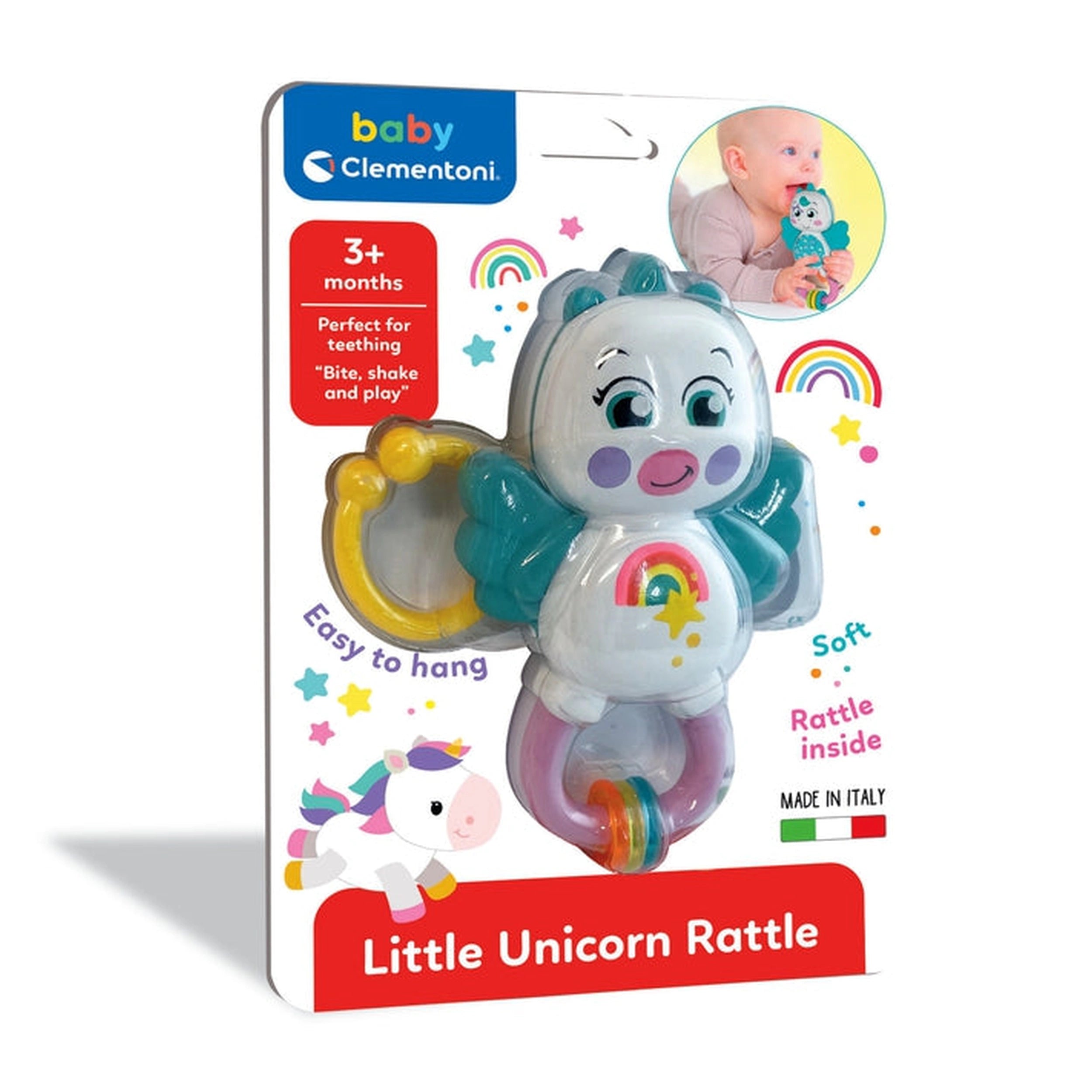 Baby Clementoni - Little Unicorn Rattle