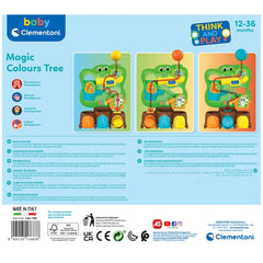Baby Clementoni - Árbol de Colores Mágicos Juguetes de Actividad para Bebés