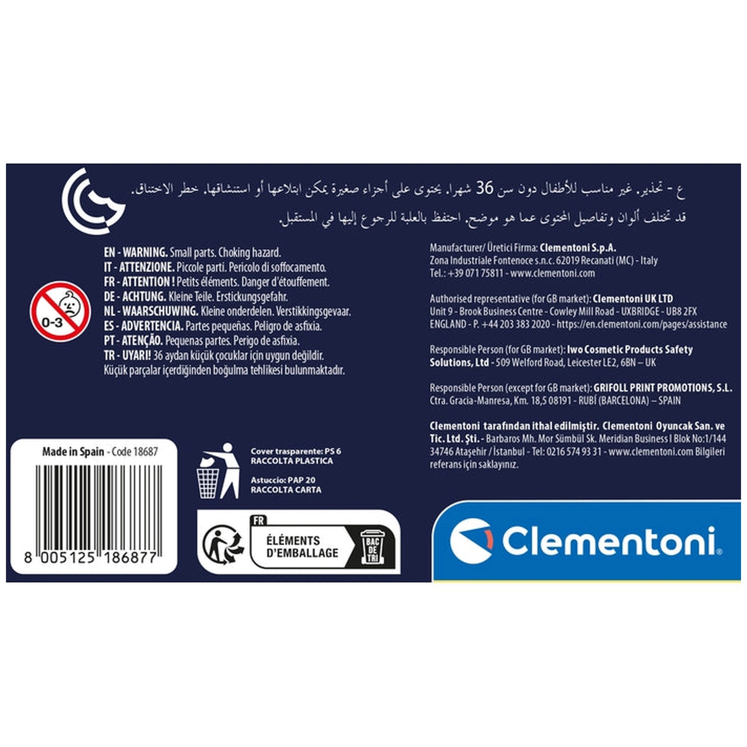 Baby Clementoni - Árbol de Colores Mágicos Juguetes de Actividad para Bebés