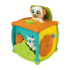 Baby Clementoni - Cubo de Actividades Peekaboo Juguetes de Actividad para Bebés