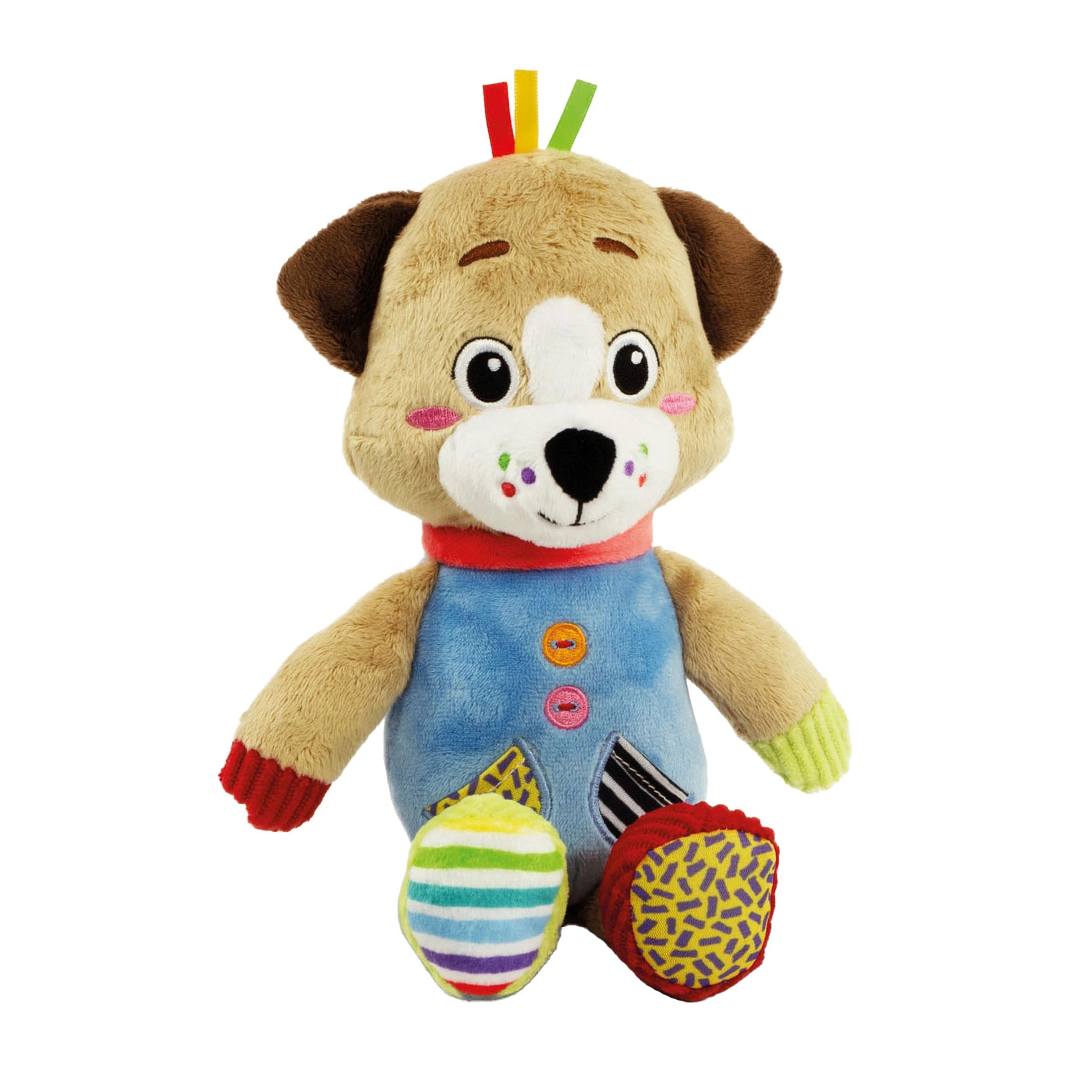 Baby Clementoni - Pete El Perrito Mis Primeros Animales de Peluche