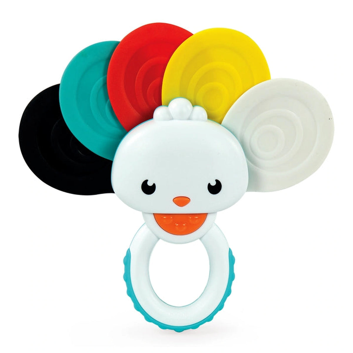 Baby Clementoni - Sonajero Pavo Real Arcoíris