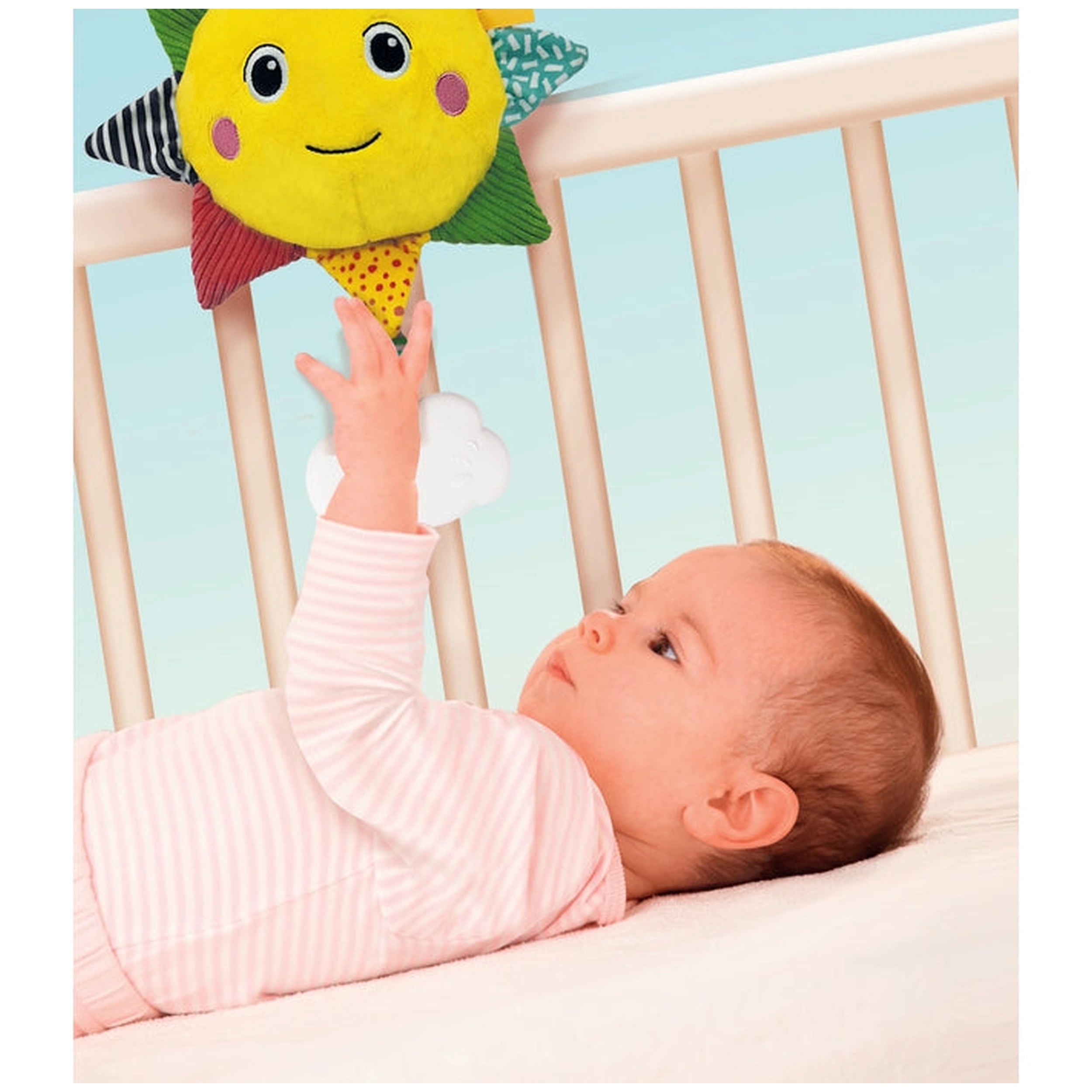 Baby Clementoni - Animales de peluche Carillón Suave Sol
