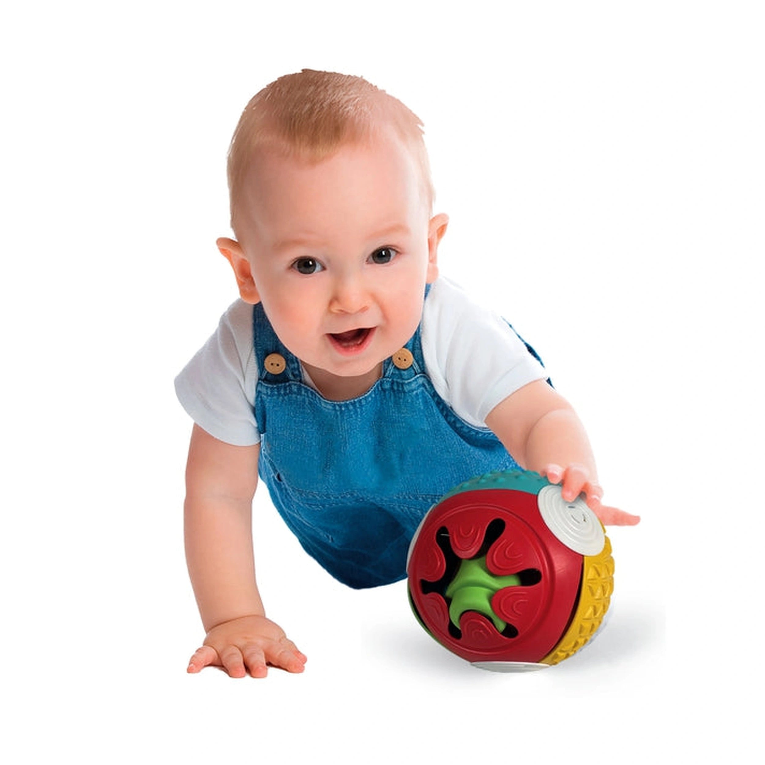 Baby Clementoni - Touch Roll And Play Sensory Ball Baby Activity Toys