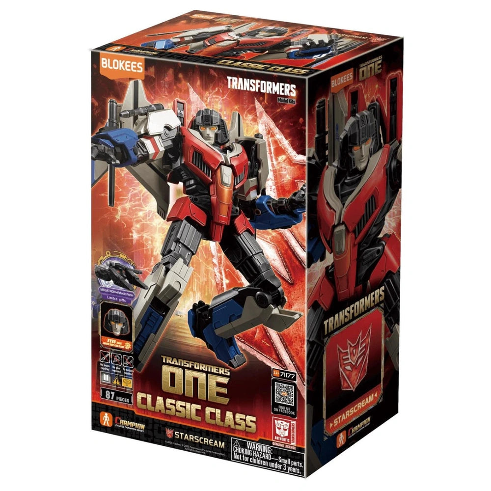 Blokees - Figuras de acción - Transformers Starscream - 12+ Años
