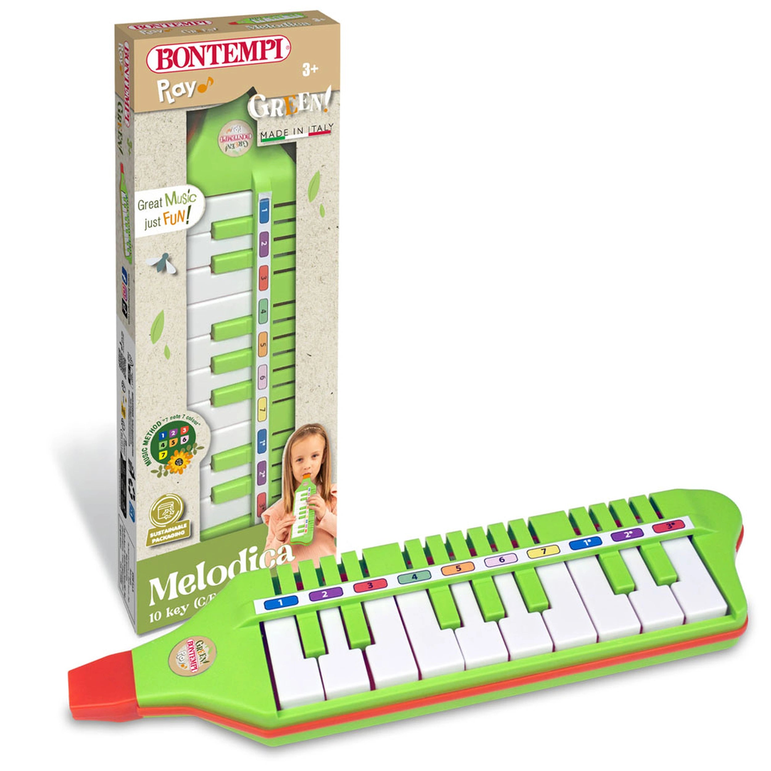 Bontempi - Mouthpiano-Play-Verde - Instrumentos Musicales