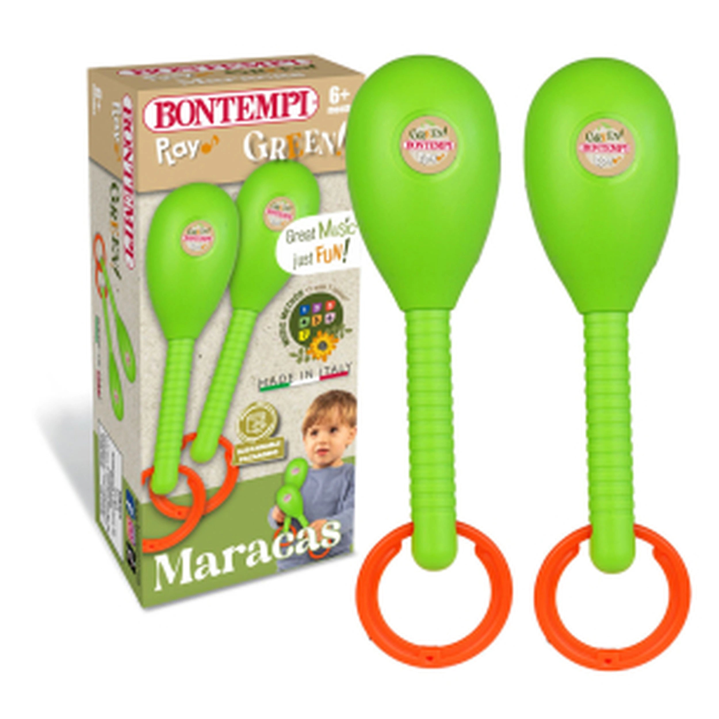 Bontempi - Maracas de Madera - Instrumentos Musicales