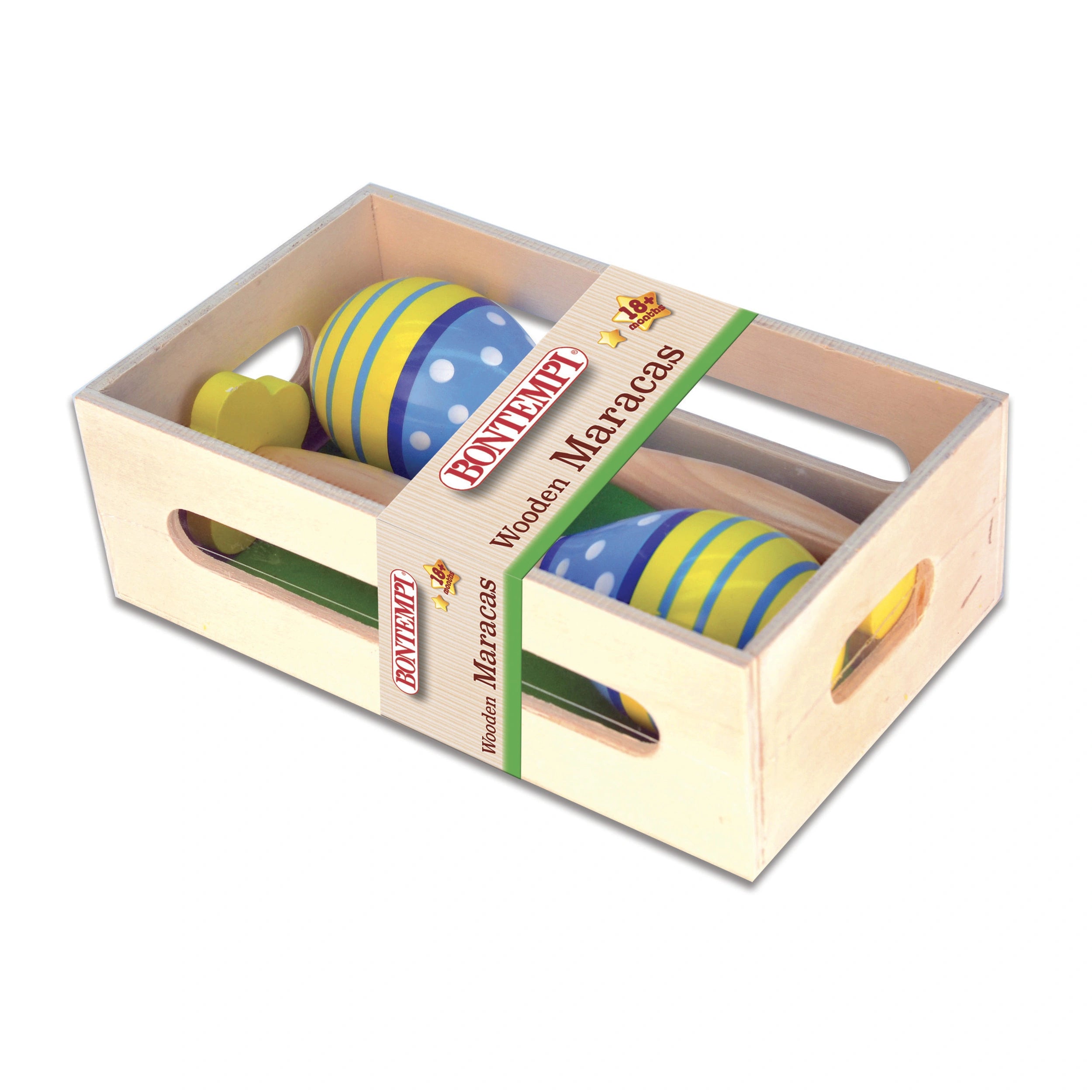 Bontempi - Maracas de Madera - Instrumentos Musicales