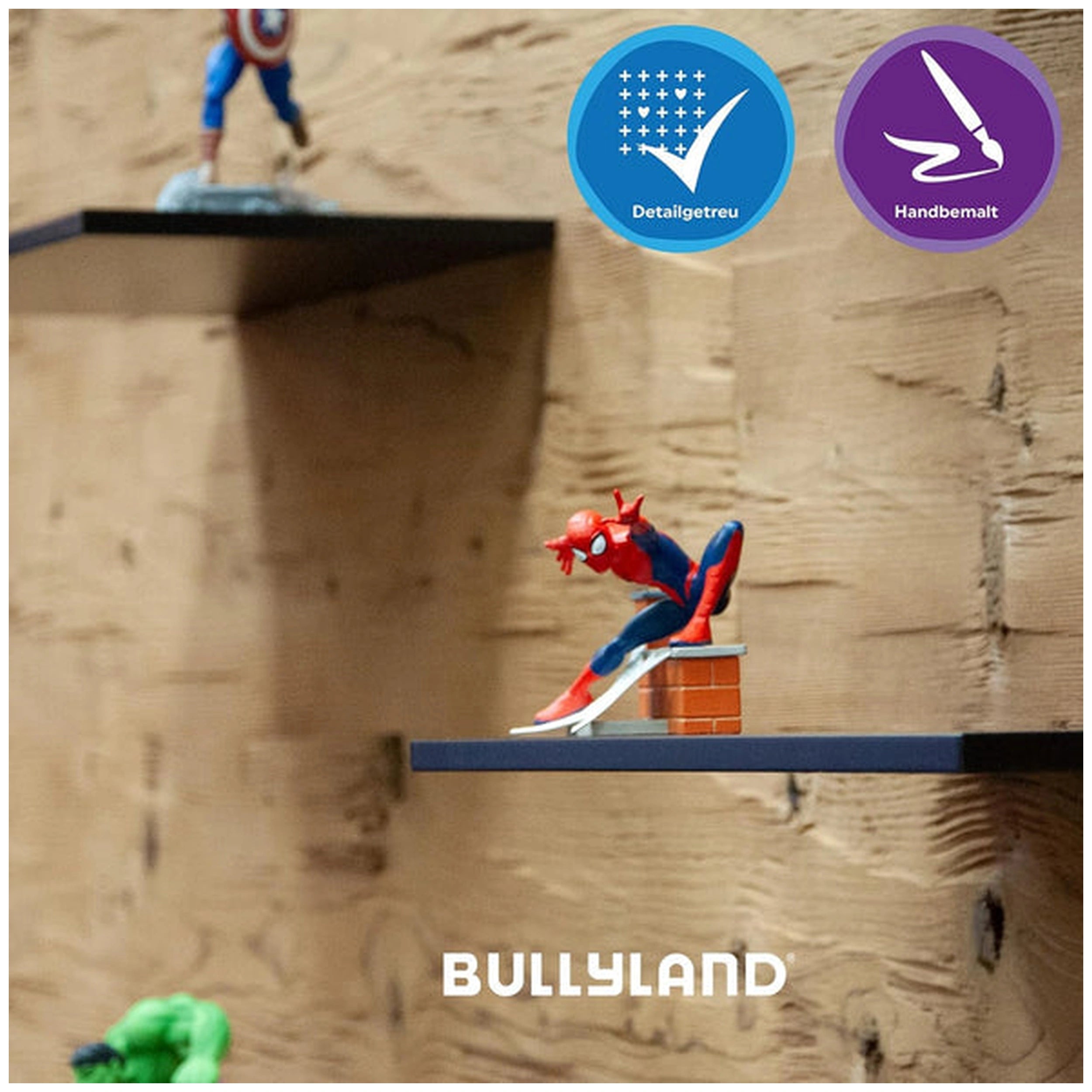 Bullyland - Figura de acción Spider-Man de los Vengadores 7 cm - Figuras de acción y juguetes