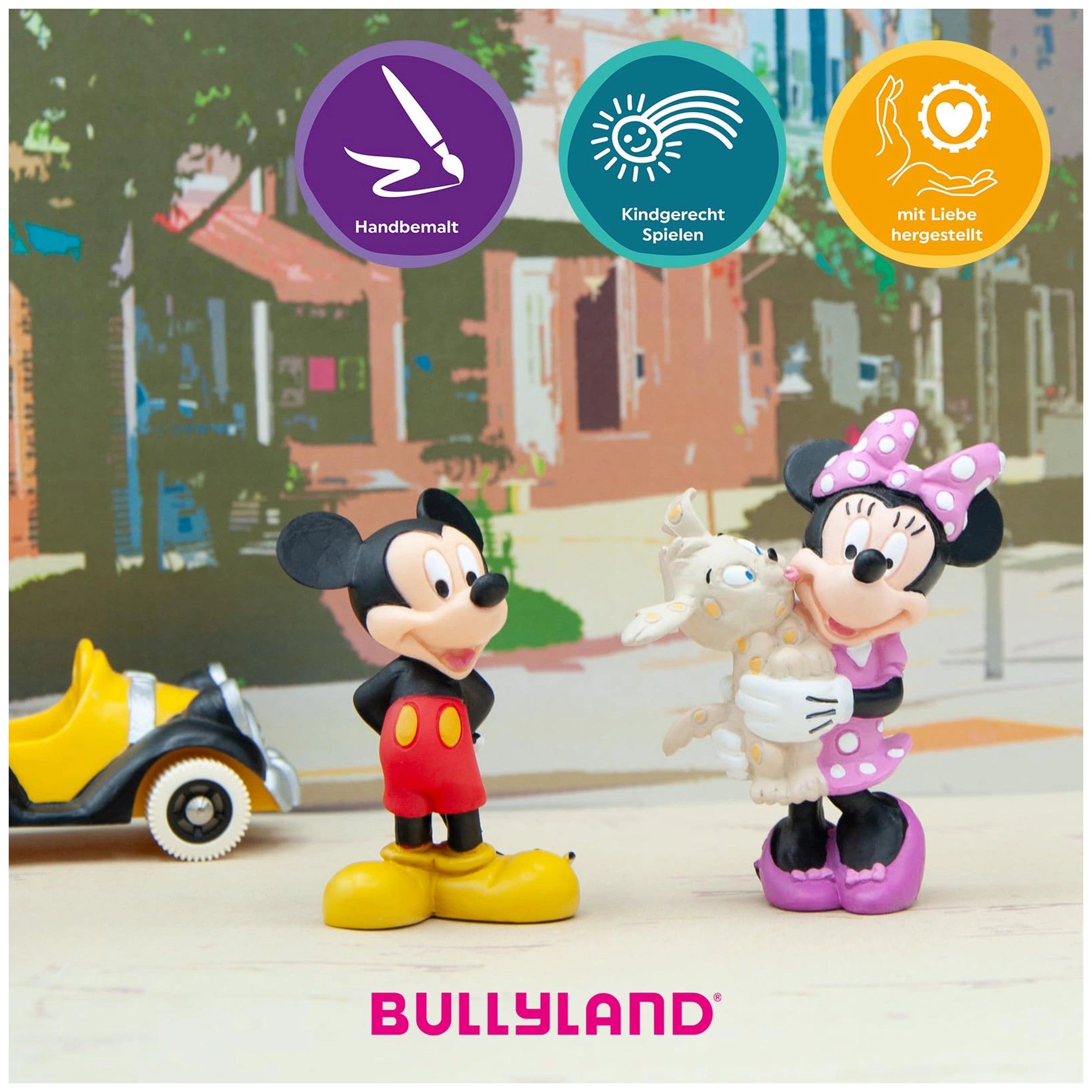 Bullyland - Disney - Figura de juguete de Mickey Mouse 7 cm - Figuras de acción y juguetes