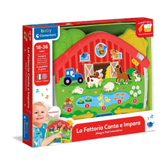 CLEMENTONI - Juguetes de Primera Infancia - Juguete Interactivo de Granja - 18M+