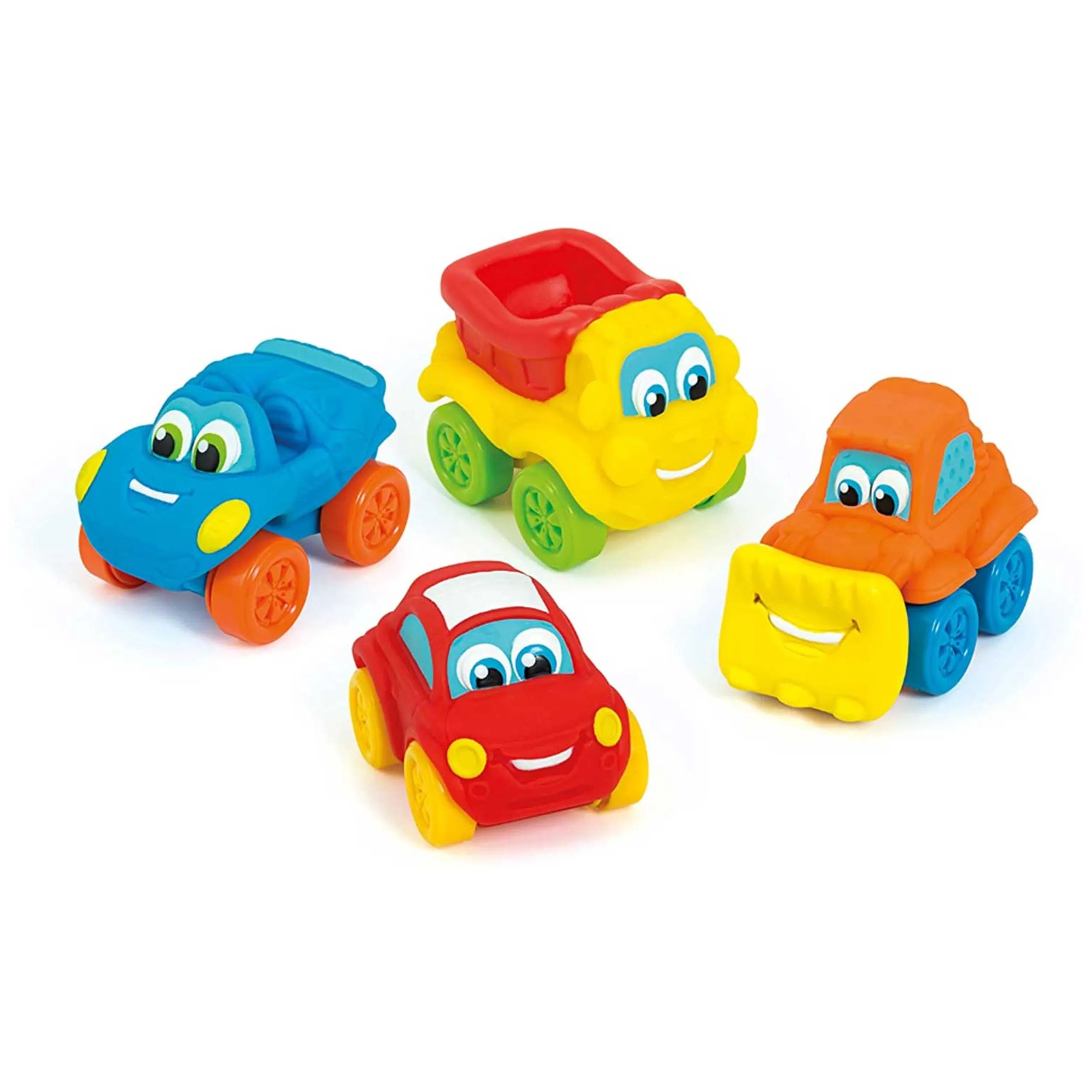 Clementoni Soft And Go - Baby Cars Soft & Go Assorted Play Vehicles