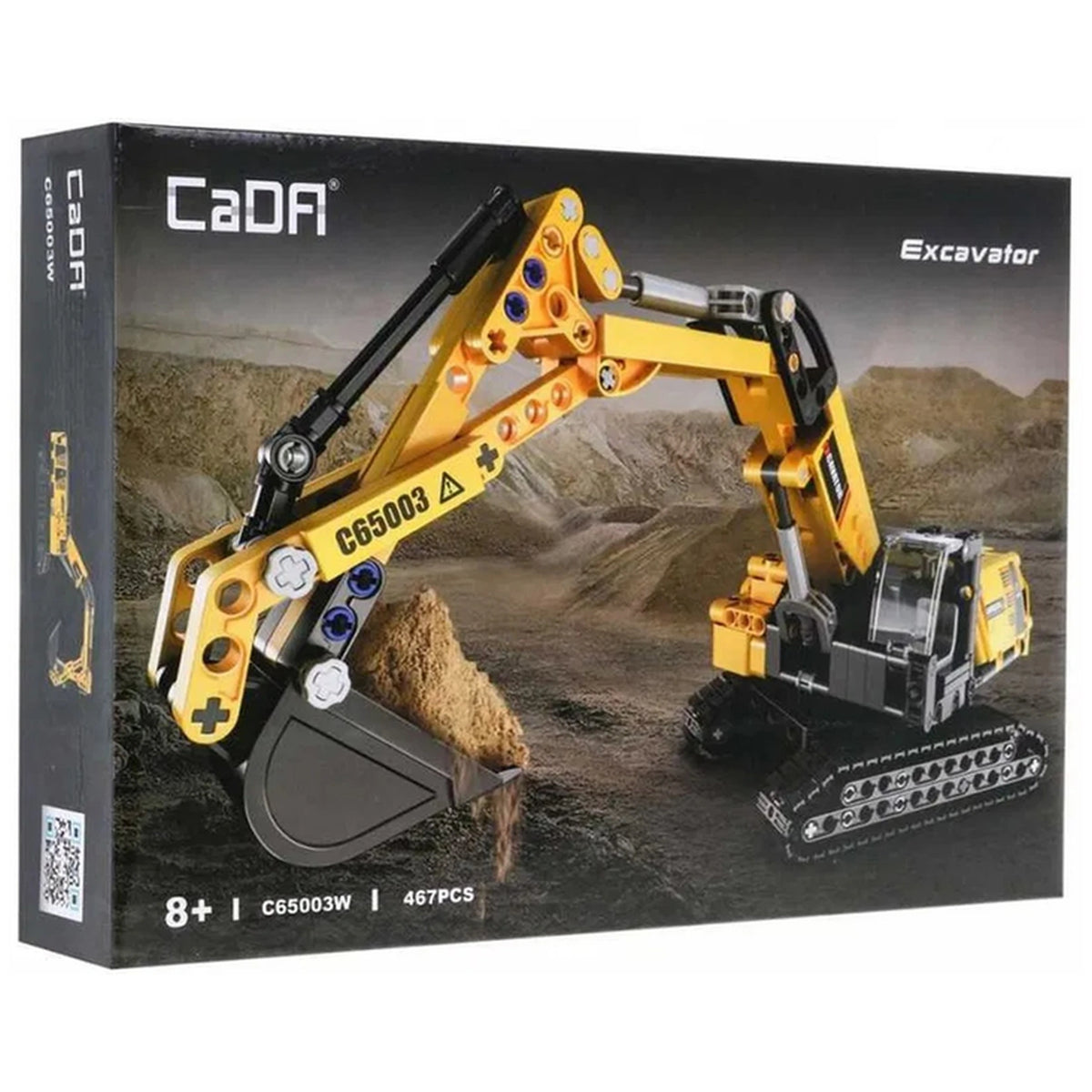 CaDA - Excavator 360 Rotation - Construction Set Toys