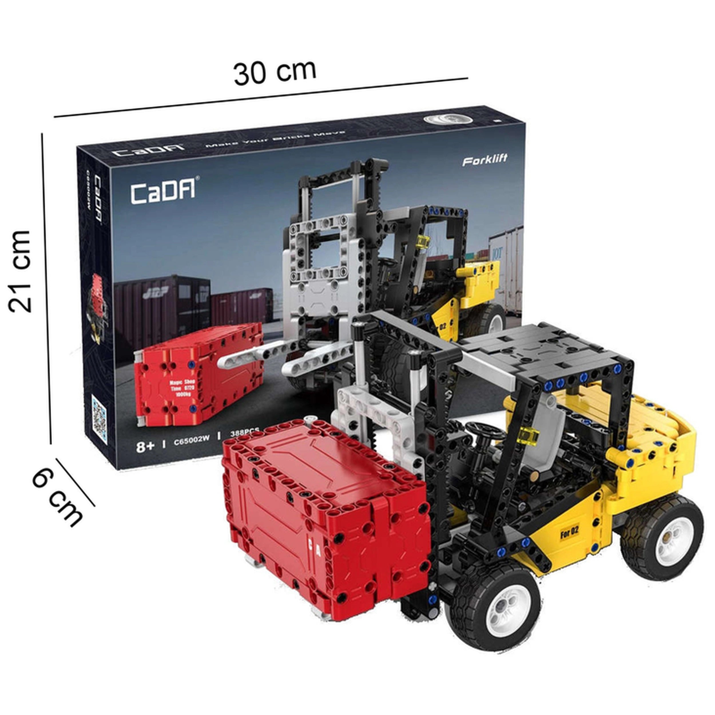 CaDA - Forklift Truck - Construction Set Toys