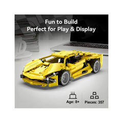 CaDA - Lightning Sports Car Pull Back System - Construction Set Toys