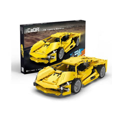 CaDA - Lightning Sports Car Pull Back System - Construction Set Toys