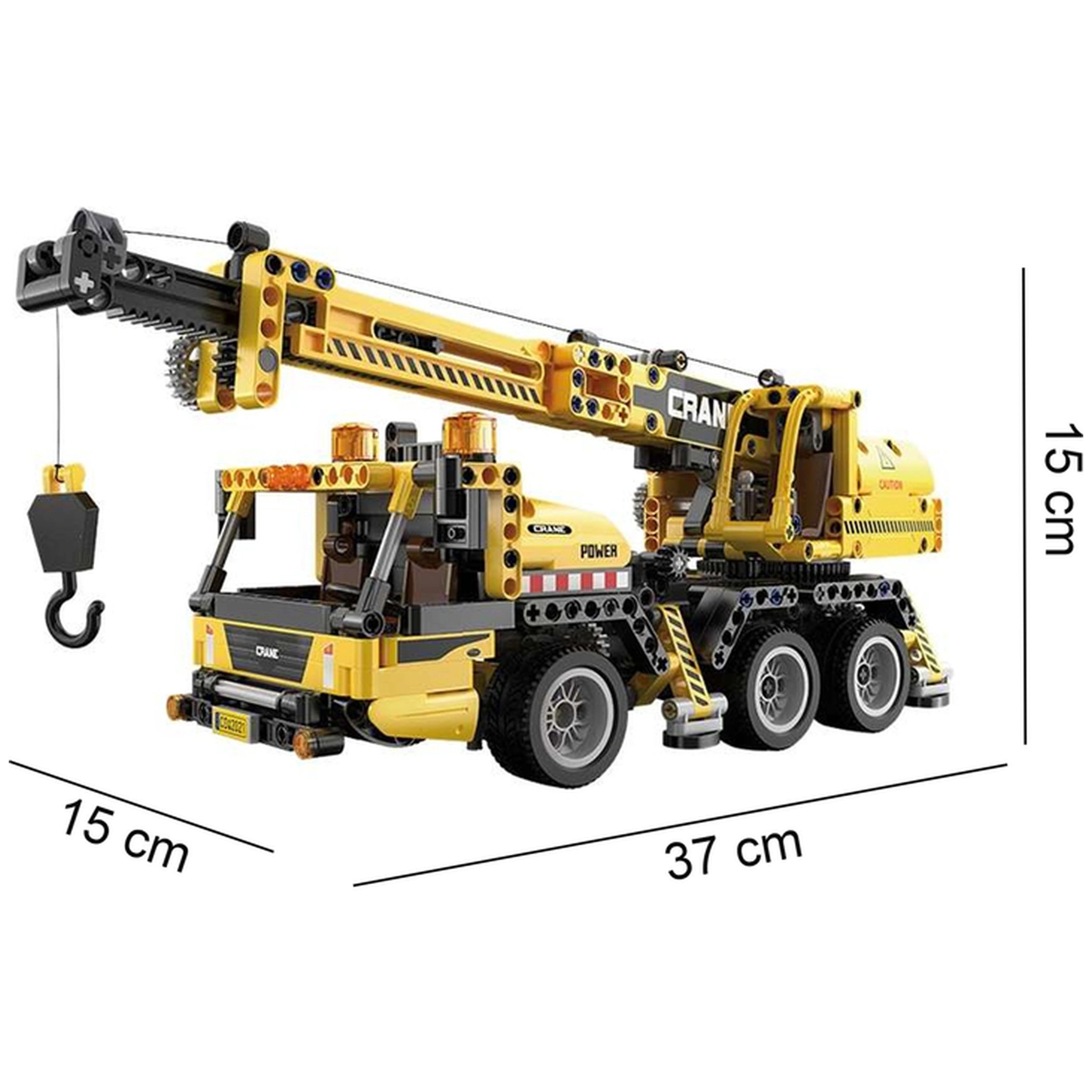 CaDA - Mobile Crane Truck - Construction Set Toys