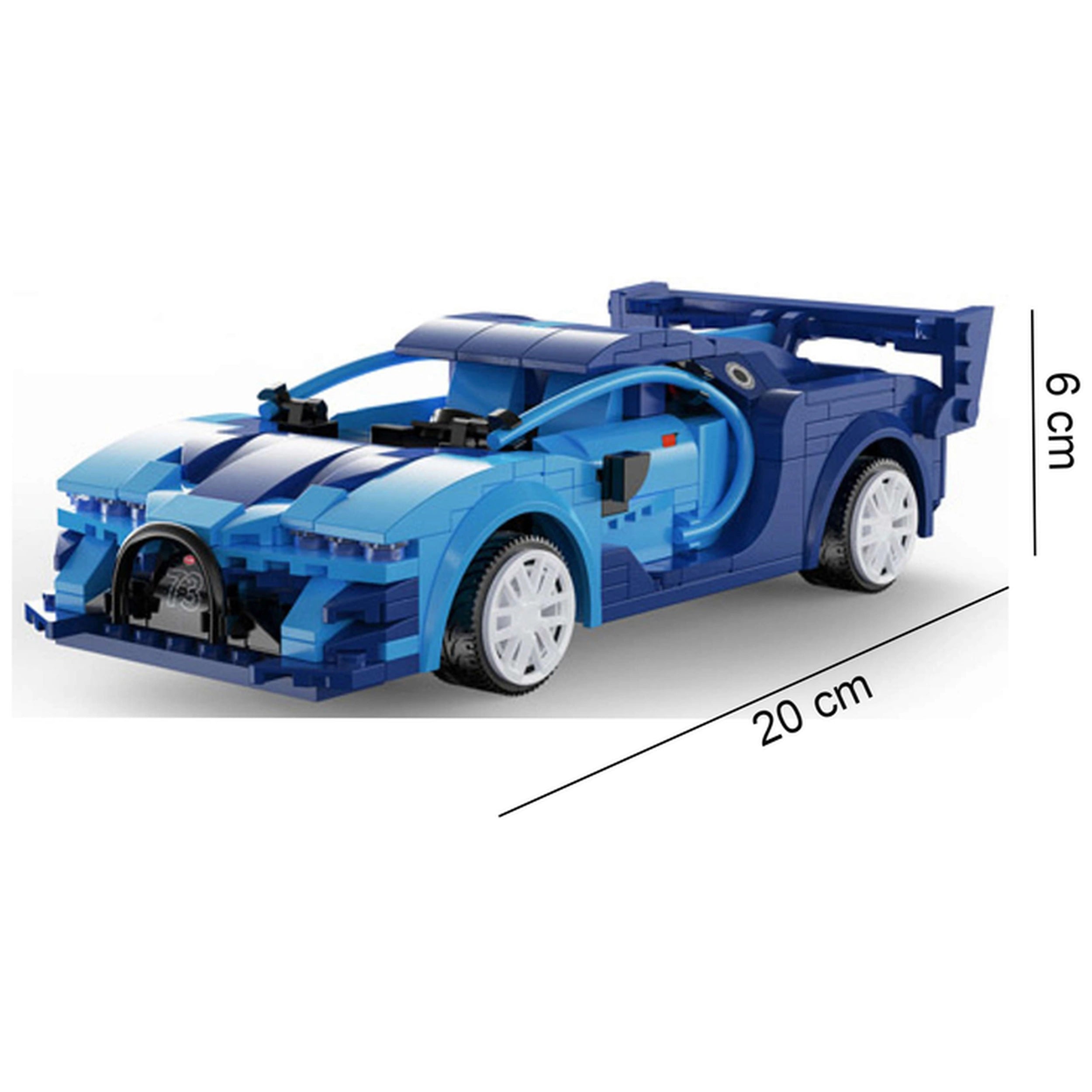 CaDA - RC Blue Race Car Dual Mode Controller - Construction Set Toys