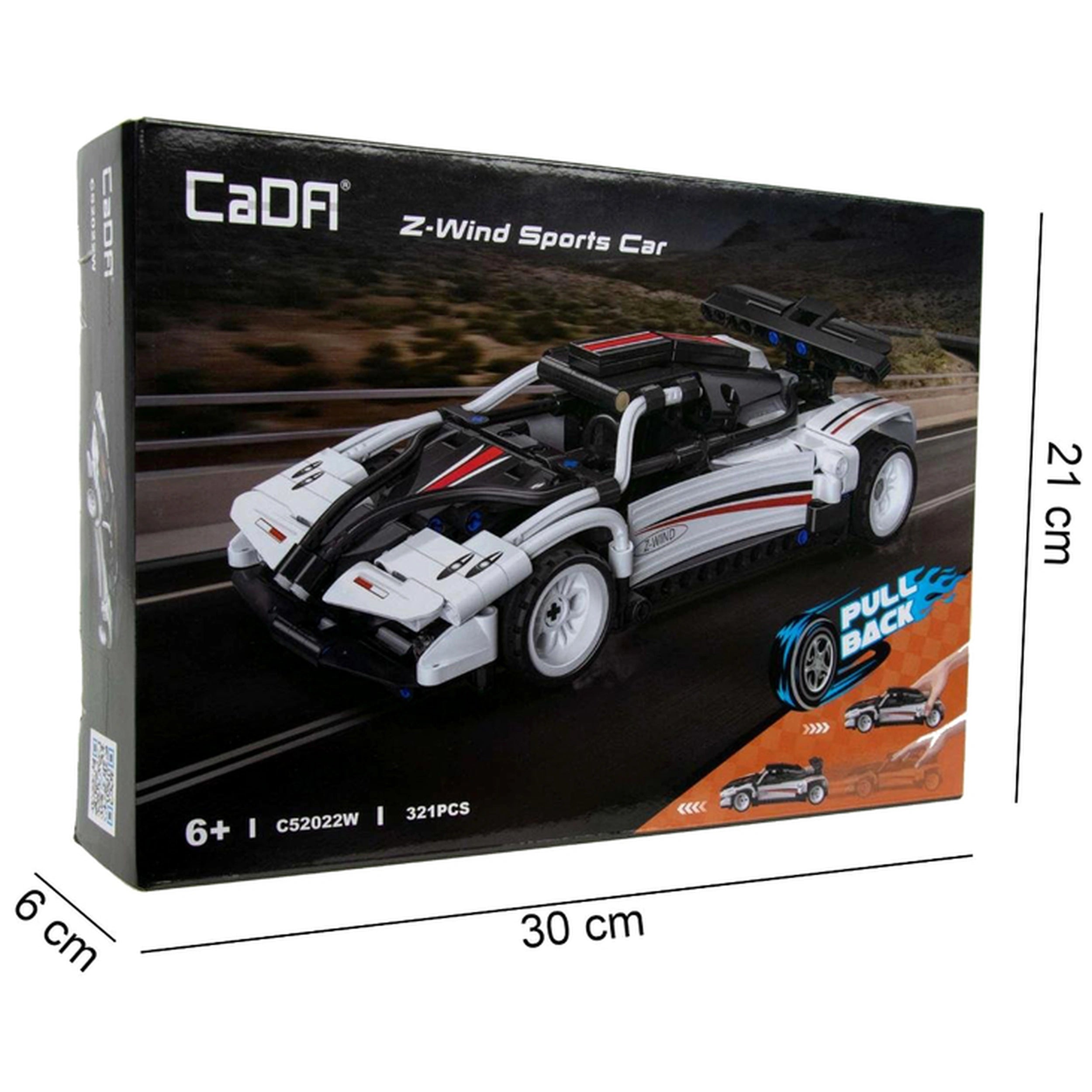 CaDA - Z-Wind Sports Car - Juguetes de Set de Construcción