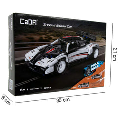 CaDA - Z-Wind Sports Car - Juguetes de Set de Construcción
