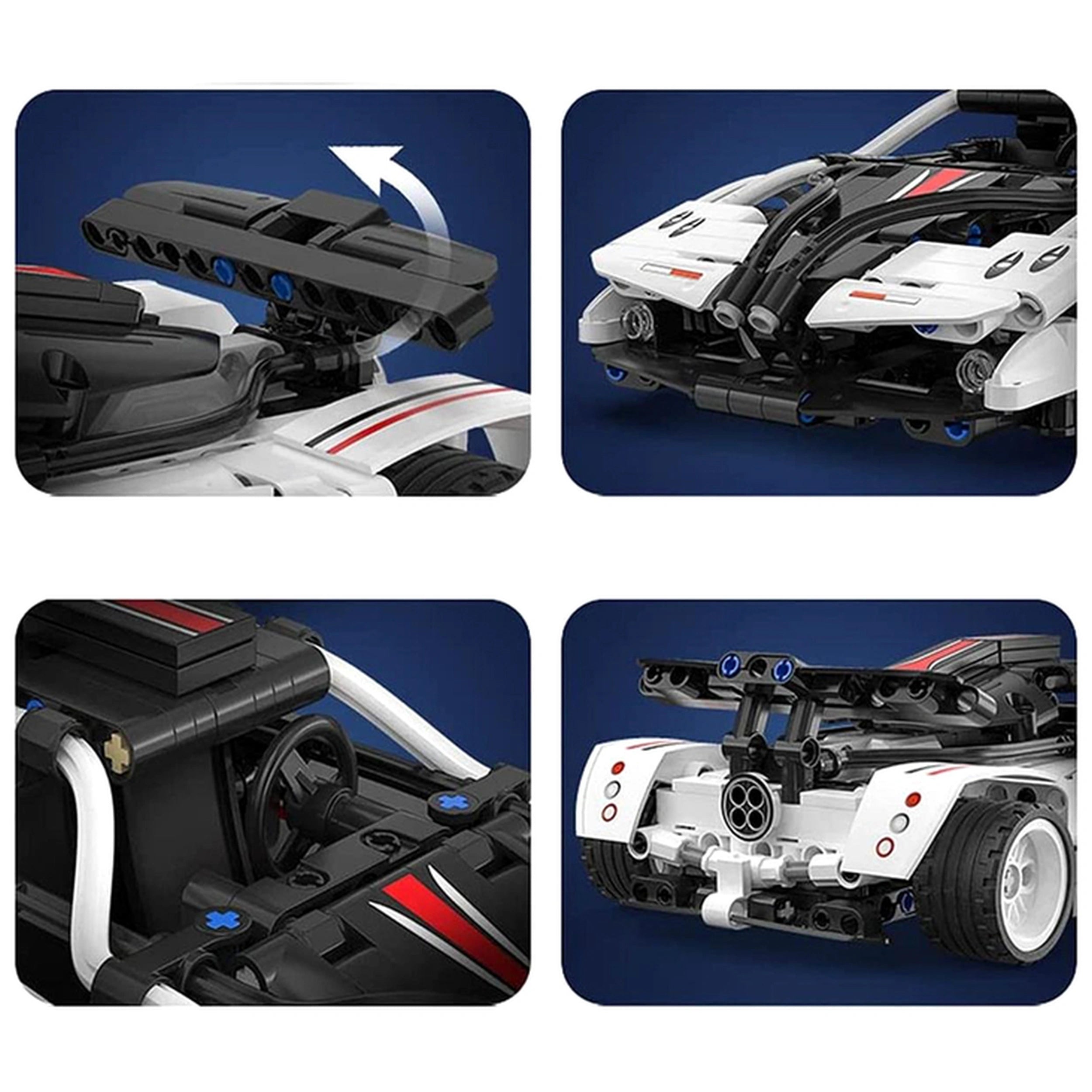 CaDA - Z-Wind Sports Car - Juguetes de Set de Construcción