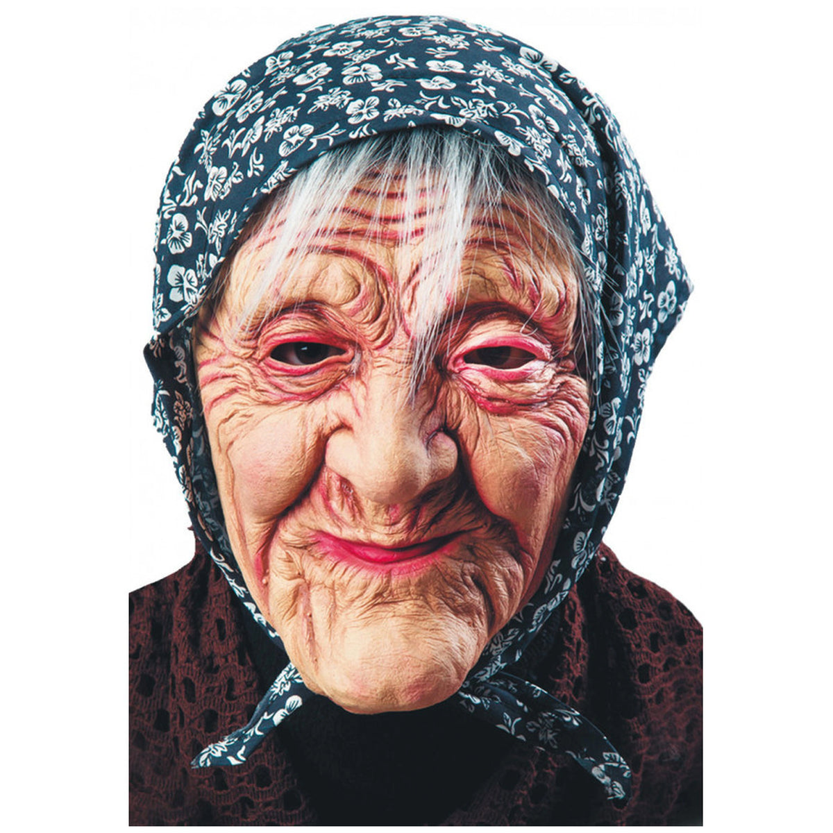 Carnival Toys - Máscara de látex Befana para juegos de rol creativos y diversión imaginativa - Profesiones simuladas y juegos de rol