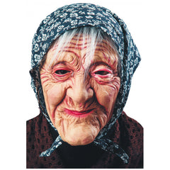 Carnival Toys - Máscara de látex Befana para juegos de rol creativos y diversión imaginativa - Profesiones simuladas y juegos de rol