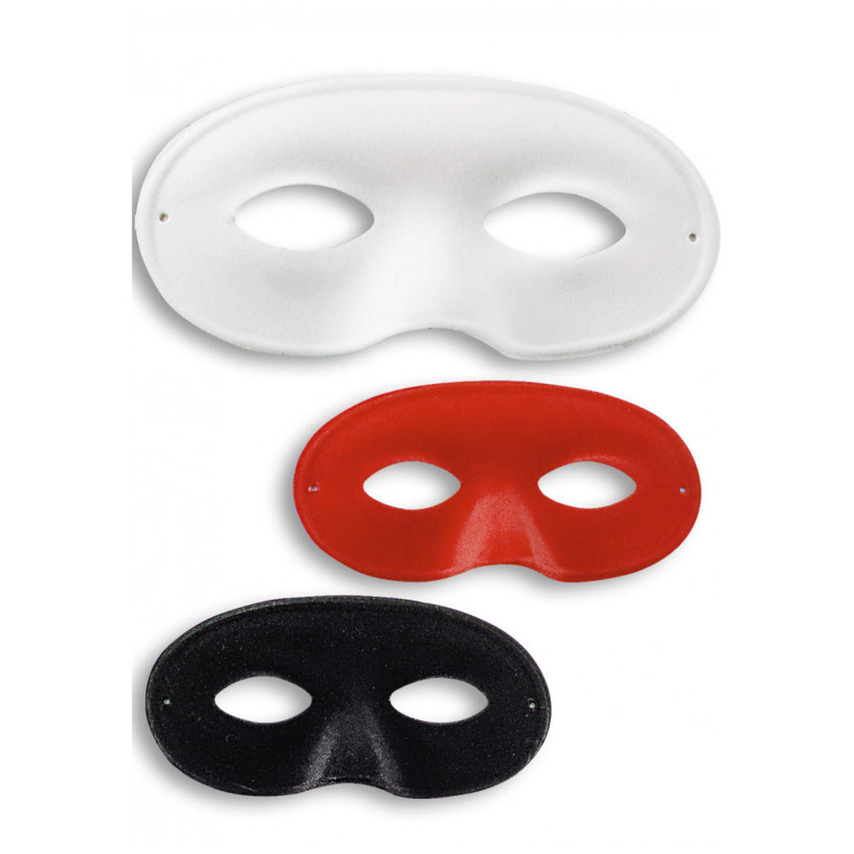 Carnival Toys - Máscara de Dominó Grande de Felpa en Colores Variados para Jugar a Vestirse - Profesiones Imaginarias y Juegos de Rol