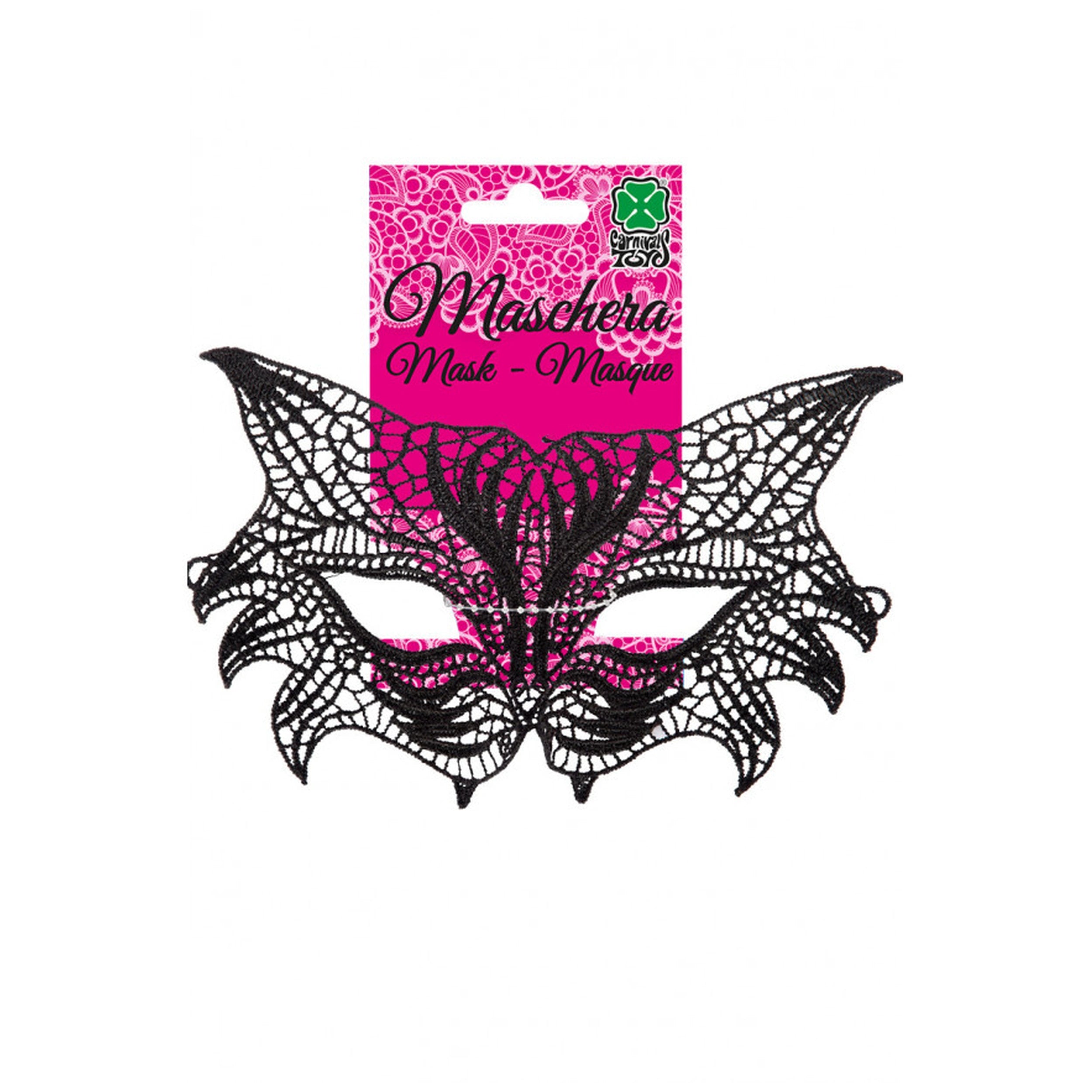Carnival Toys - Black Cat Fabric Mask For Fun Dress Up And Imaginative Play - Pretend Professions And Role Playing