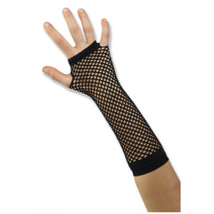 Carnival Toys - Black Fishnet Fingerless Gloves - Pretend Professions & Role Playing