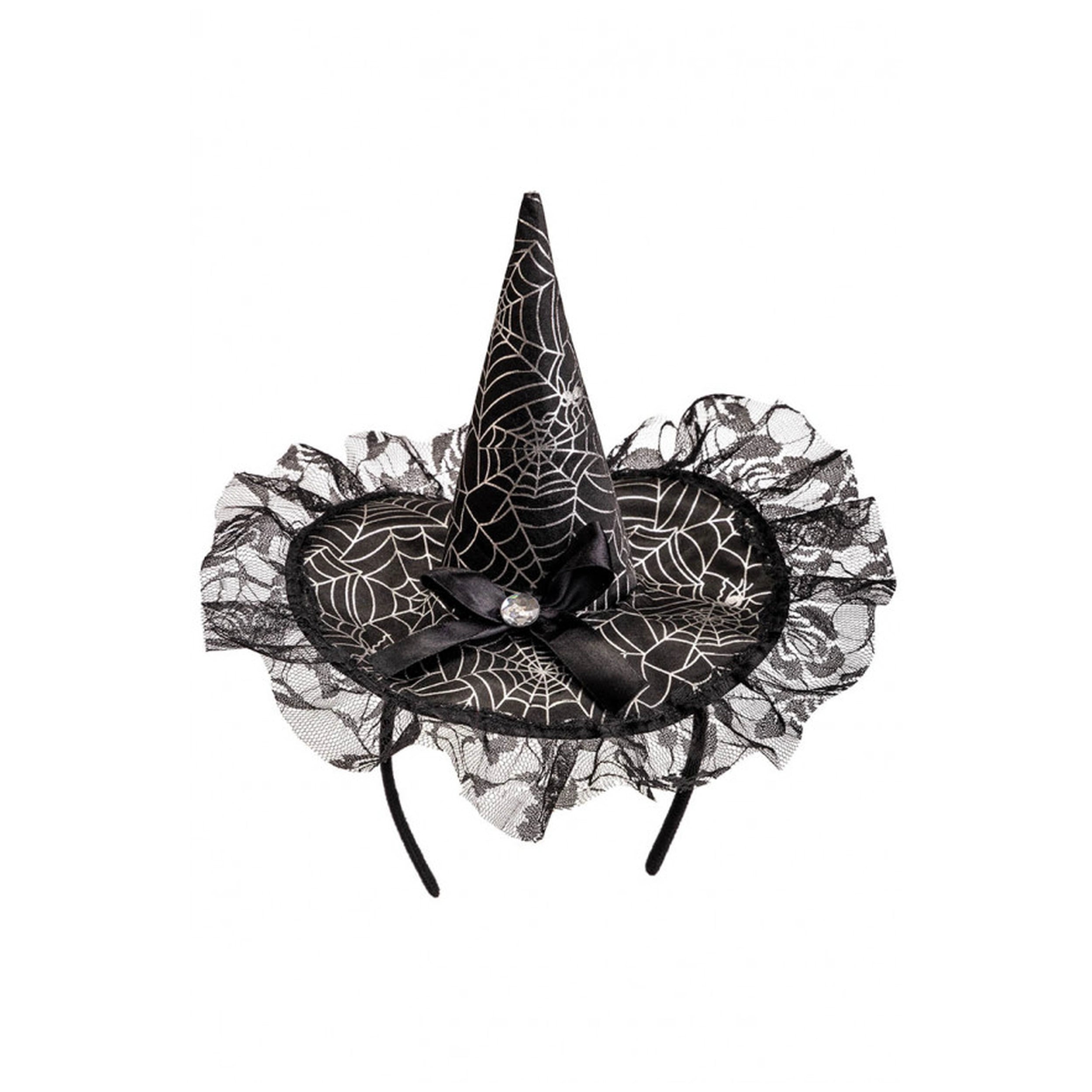 Carnival Toys - Black Satin Cap With Bow For Dress Up Fun And Imaginative Play - Pretend Professions And Role Playing