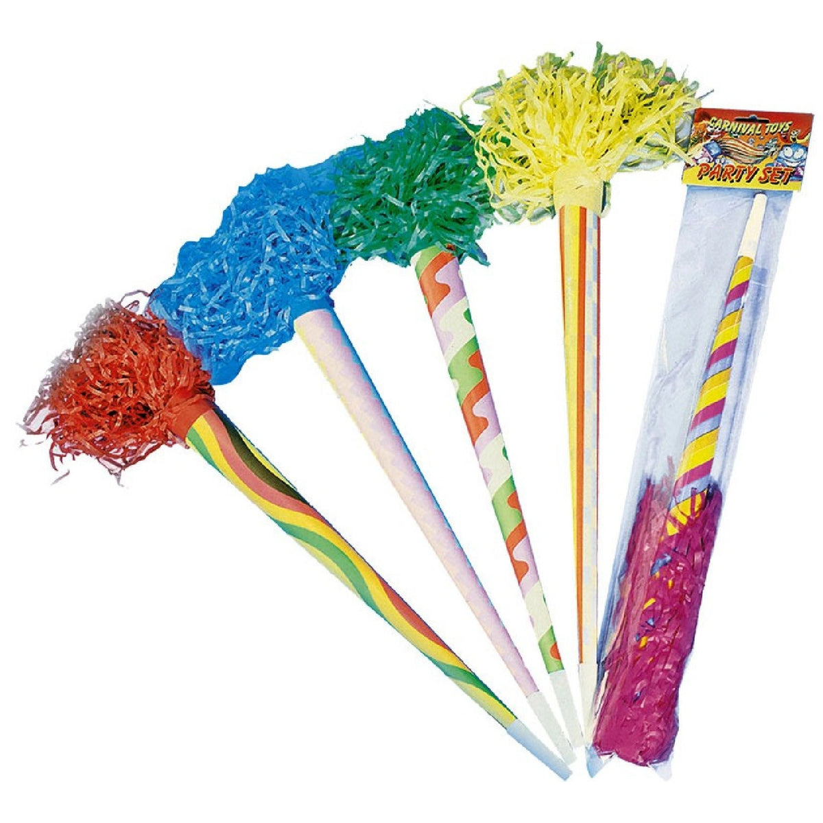 Carnival Toys - Colorido Cuerno de Papel de 50 cm para Celebraciones y Fiestas Divertidas - Profesiones de Imaginación y Juego de Roles