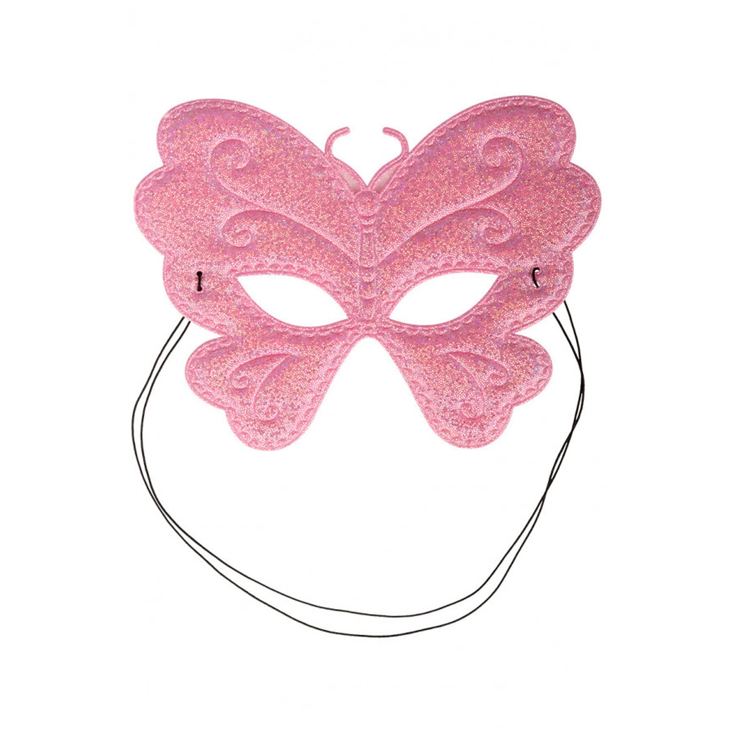 Carnival Toys - Colorful Butterfly Fabric Mask For Creative Dress Up Fun - Pretend Professions And Role Playing