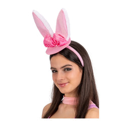 Carnival Toys - Juegos de imitación - Diadema de orejas de conejo - Rosa - 14+ Años