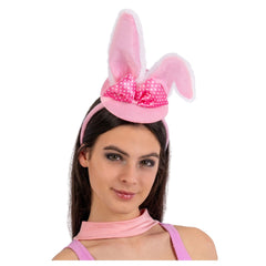Carnival Toys - Juegos de imitación - Diadema de orejas de conejo - Rosa - 14+ Años