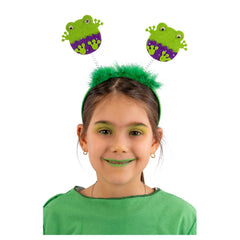 Carnival Toys - Juegos de imitación - Diadema de rana - Verde - 3+ Años