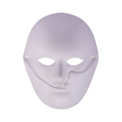 Carnival Toys - Juegos de imitación - Máscara facial pintable grande - Blanca - 6+ Años
