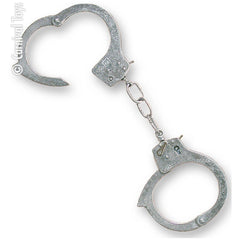 Carnival Toys - Realistic Metal Handcuffs Toy For Fun Pretend Play And Role Playing Adventures - Pretend Professions And Role Playing