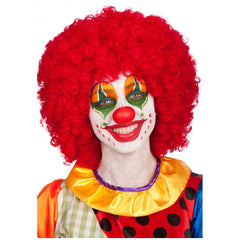 Carnival Toys - Peluca Roja con Largas Ondas para Disfraces Divertidos y Juego Imaginativo - Profesiones Simuladas y Juegos de Roles