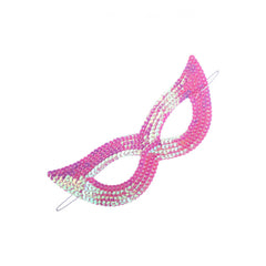 Carnival Toys - Máscara de Tela de Lentejuelas Rosadas Brillantes para Diversión de Disfraces - Profesiones de Imaginación y Juegos de Rol